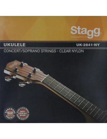  STAGG UK-2841-NY Set of clear nylon strings for ukulele|MusicGoodDeal 