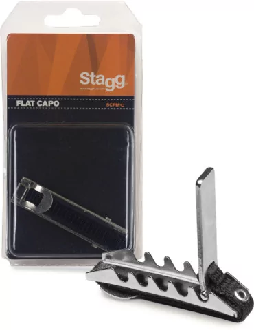  STAGG SCPM-C Curved metal capo for electro-acoustic/electric guitar|MusicGoodDeal 