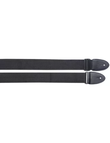 STAGG SN5 BLK Correa de nailon negra trenzada - Estándar