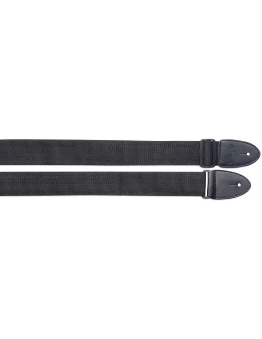  STAGG SN5 BLK Correa de nailon negra trenzada - Estándar|MusicGoodDeal 