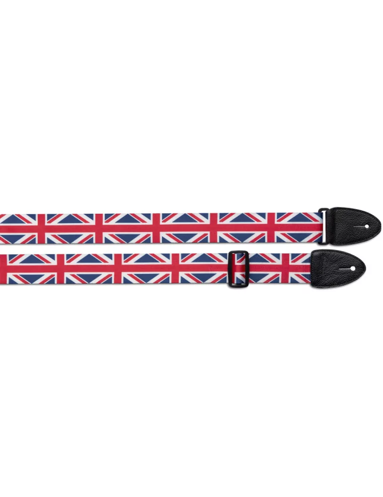  STAGG STE FLAG UK Terylen Gitarrengurt mit UK-Flagge Muster|MusicGoodDeal 
