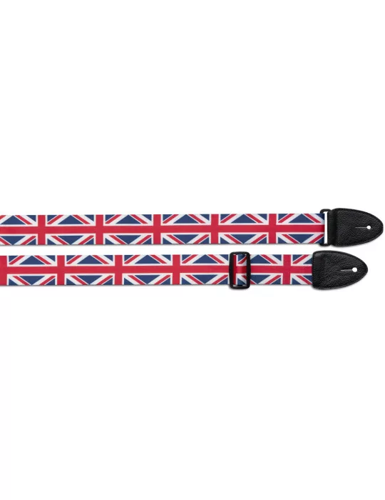  STAGG STE FLAG UK Terylen Gitarrengurt mit UK-Flagge Muster|MusicGoodDeal 