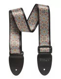  STAGG STE MANDALA BLU Terylene guitar strap with Mandala pattern|MusicGoodDeal 