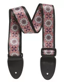  STAGG STE MANDALA PK Terylene guitar strap with Mandala pattern|MusicGoodDeal 