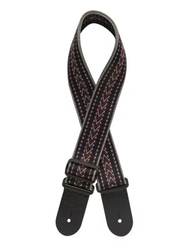  STAGG SWO COT RAF BLU Woven cotton guitar strap with rafter pattern|MusicGoodDeal 