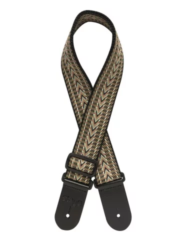  STAGG SWO COT RAF GRE Woven cotton guitar strap with rafter pattern|MusicGoodDeal 