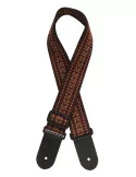  STAGG SWO COT RAF RED Woven cotton guitar strap with rafter pattern|MusicGoodDeal 