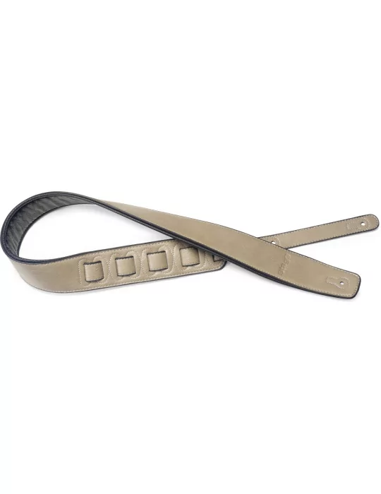  STAGG SPFL 30 BEI Beige padded leatherette guitar strap|MusicGoodDeal 