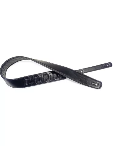 STAGG SPFL 30 BLK L Black padded guitar strap|MusicGoodDeal