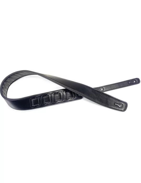 STAGG SPFL 30 BLK L Black padded guitar strap|MusicGoodDeal