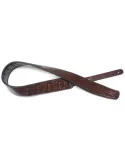 STAGG SPFL 30 BRW Brown padded leatherette guitar strap|MusicGoodDeal 