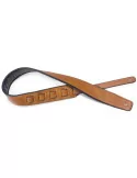  STAGG SPFL 30 HON Honey-coloured padded leatherette guitar strap|MusicGoodDeal 