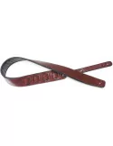  STAGG SPFL 30 RED Red padded leatherette guitar strap|MusicGoodDeal 
