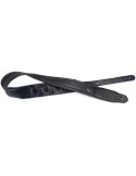  STAGG SPFL 40 BLK Black padded leatherette guitar strap with a triangular end|MusicGoodDeal 