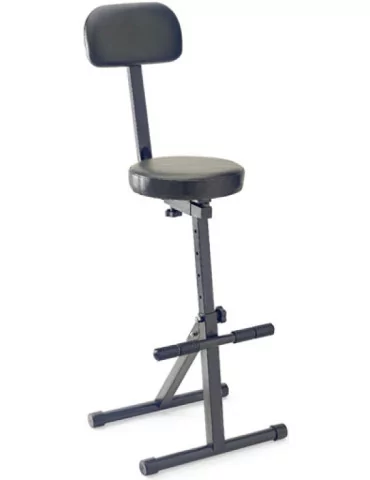  STAGG MT-300 BK Trona de grado profesional con respaldo, para músicos|MusicGoodDeal 