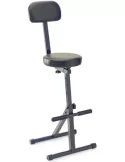  STAGG MT-300 BK Trona de grado profesional con respaldo, para músicos|MusicGoodDeal 