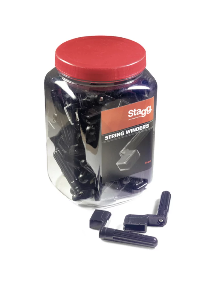  STAGG GSW-40 BK String winders with bridge pin remover|MusicGoodDeal 