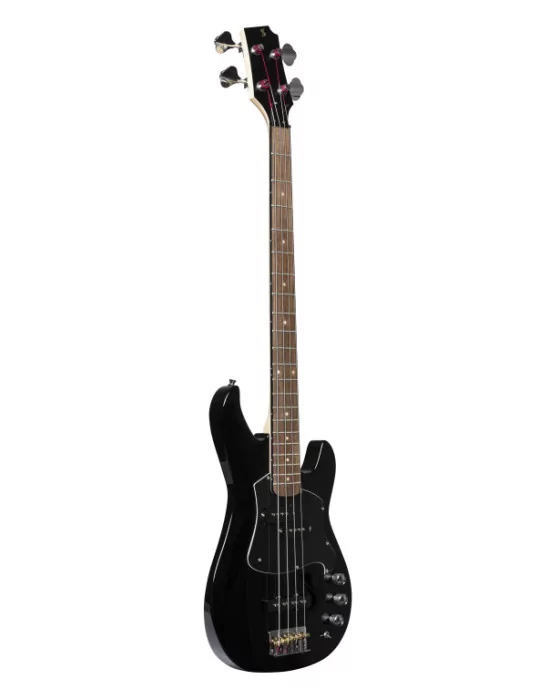  STAGG SVY P-FUNK BLK Electric bass guitar, Silveray series, "P" model|MusicGoodDeal 