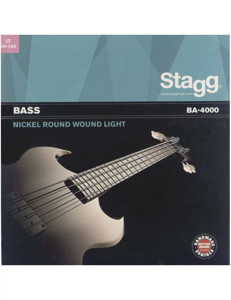  STAGG BA-4000 Nickel round wound set of strings for electric bass guitar|MusicGoodDeal 