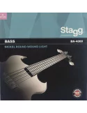  STAGG BA-4000 Nickel round wound set of strings for electric bass guitar|MusicGoodDeal 