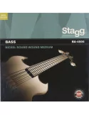  STAGG BA-4505 Vernickelter Saitensatz für Bassgitarre|MusicGoodDeal 