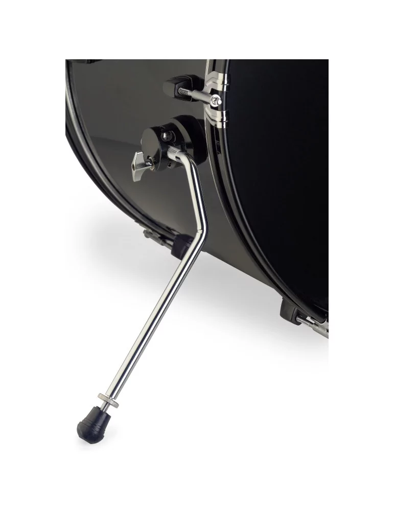  STAGG TIM122B BK Batería estándar de 22 ", 5 cascos de tilo (6 capas) + herrajes y platillos|MusicGoodDeal 