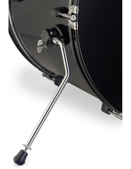  STAGG TIM122B BK Batería estándar de 22 ", 5 cascos de tilo (6 capas) + herrajes y platillos|MusicGoodDeal 