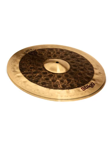  STAGG GENG-HM14D Platillo de charles mediano Genghis de 14 ", serie Duo|MusicGoodDeal 