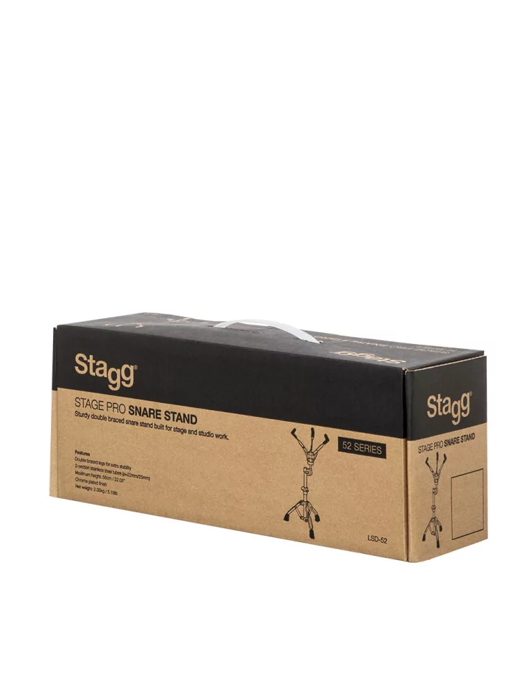  STAGG LSD-52 Doppelt verstrebter Snare-Ständer 52 Serie|MusicGoodDeal 