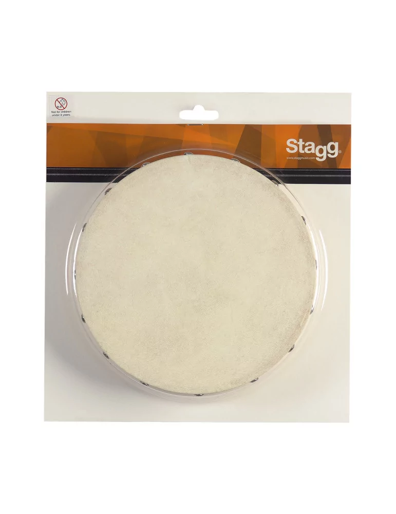  STAGG SHD-1008 8" vorgestimmte Handtrommel aus Holz mit genietetem Fell|MusicGoodDeal 