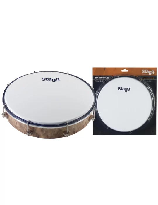  STAGG HAD-010W 10" stimmbare Kunststoff-Handtrommel|MusicGoodDeal 