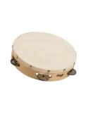  STAGG STA-1108 8" vorgestimmtes Holz-Tamburin mit genietetem Fell und 1 Reihe Schellen|MusicGoodDeal 