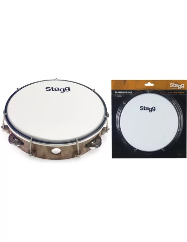  STAGG TAB-108P/WD 8" stimmbares Kunststoff Tambourin|MusicGoodDeal 