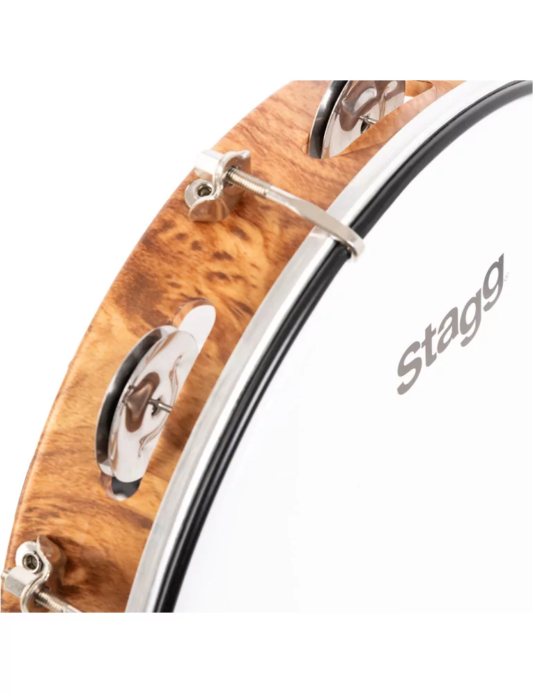  STAGG TAB-110P/WD 10" timmbares Kunststoff Tambourin|MusicGoodDeal 