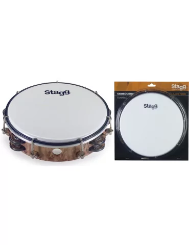  STAGG TAB-208P/WD 8" stimmbares Kunststoff Tambourin|MusicGoodDeal 