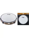  STAGG TAB-210P/WD 10" stimmbares Kunststoff Tambourin|MusicGoodDeal 