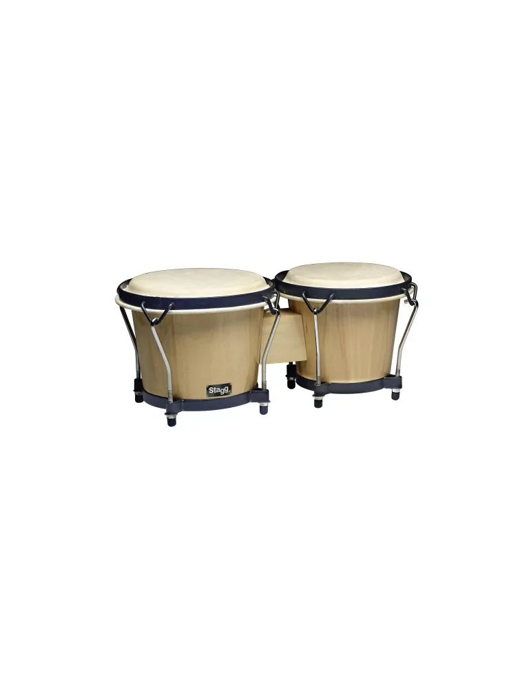  STAGG BW-70-N 6" u. 7" Traditionelles Bongo Set mit Holzkessel|MusicGoodDeal 
