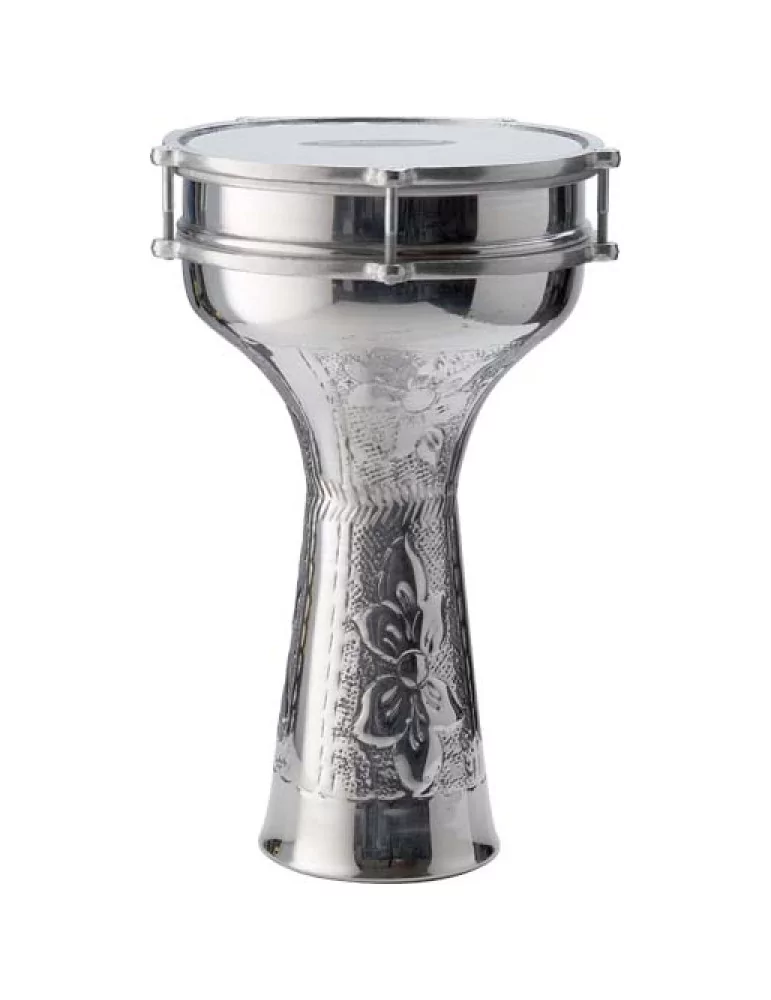  STAGG ALM.HB20 20 cm handgehämmerte Aluminium Darbuka m. Stimmschlüssel|MusicGoodDeal 