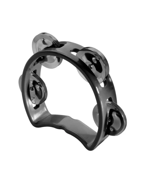  STAGG TAB-MINI/BK Kunststoff Mini-Schellenring m. Cutaway u. 4 Schellen|MusicGoodDeal 