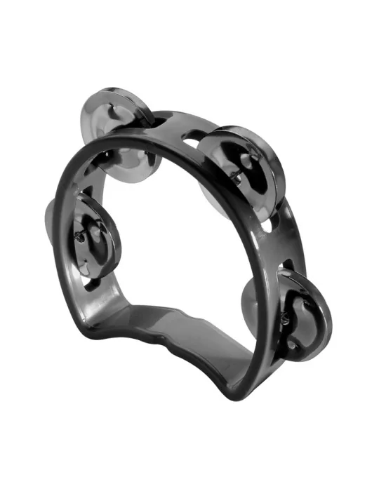  STAGG TAB-MINI/BK Kunststoff Mini-Schellenring m. Cutaway u. 4 Schellen|MusicGoodDeal 