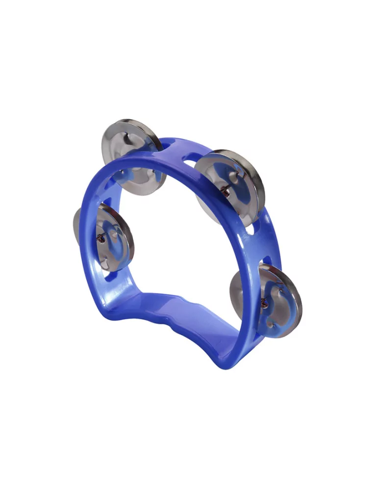  STAGG TAB-MINI/BL Kunststoff Mini-Schellenring m. Cutaway u. 4 Schellen|MusicGoodDeal 