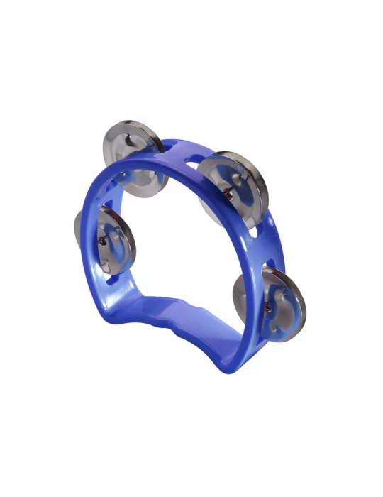  STAGG TAB-MINI/BL Kunststoff Mini-Schellenring m. Cutaway u. 4 Schellen|MusicGoodDeal 