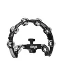  STAGG TAB-D BK Kunststoff Schellenring m. Cutaway in Halbmond-Form f. Hi-hat Ständer|MusicGoodDeal 