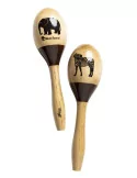  STAGG MRW-23 AFRICA Paar ovaler Holz Maracas afrikanisches Finish 23 cm (9")|MusicGoodDeal 