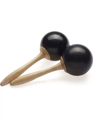 STAGG MRF-26BK Ein Paar traditionelle Fiberglas-Maracas Schwarz|MusicGoodDeal 