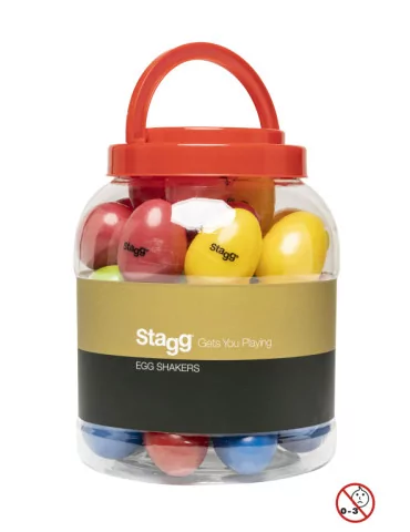  STAGG EGG-BOX1 Box mit 40 Plastik Schütteleier|MusicGoodDeal 