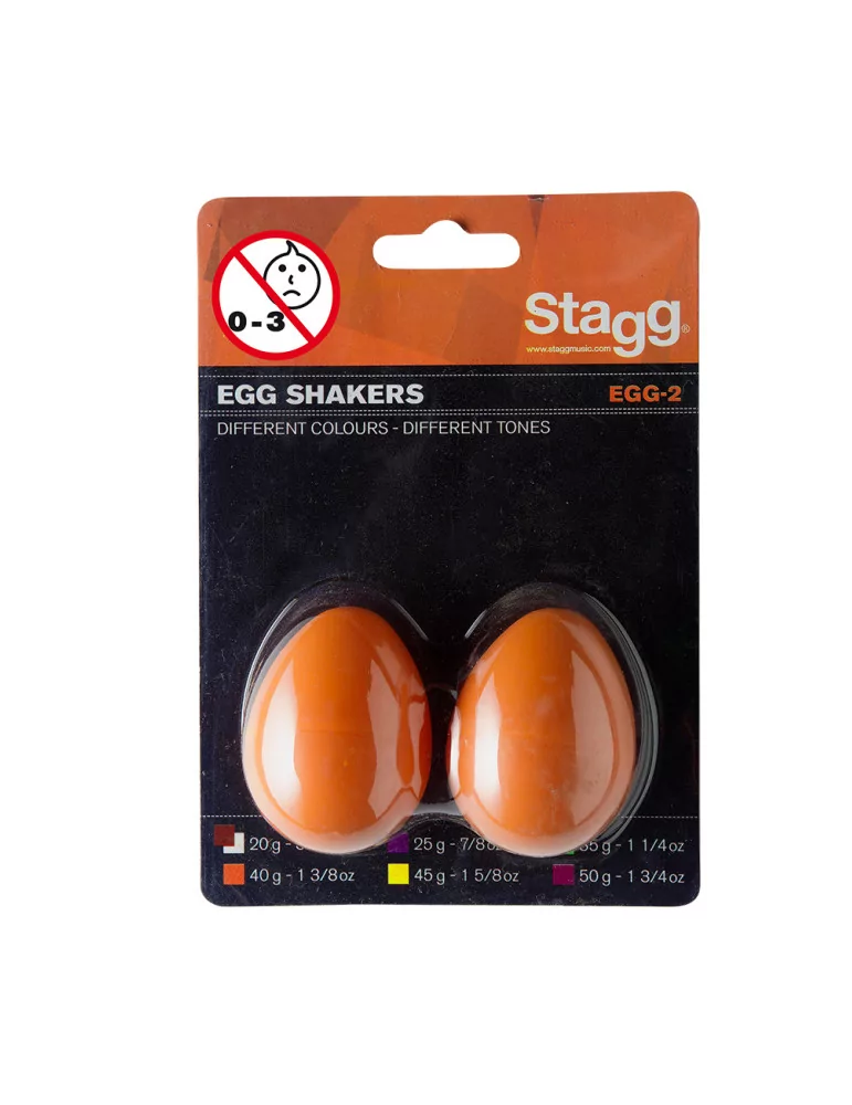  STAGG EGG-2 OR Schütteleier (Paar) Kunststoff|MusicGoodDeal 