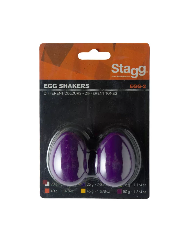  STAGG EGG-2 PP Schütteleier (Paar) Kunststoff|MusicGoodDeal 