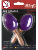  STAGG EGG-MA S/PP Maracas (Paar) Kunststoff eiförmig|MusicGoodDeal 