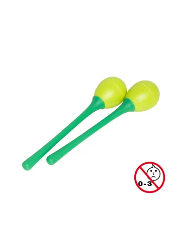  STAGG EGG-MA L/GR Maracas (Paar) Kunststoff eiförmig m. langem Griff|MusicGoodDeal  2